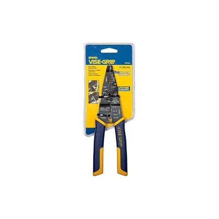 IRWIN VISE-GRIP® 2078309 8 Multi-Tool Wire Stripper/Cutter/Crimper W/ProTouch Grips